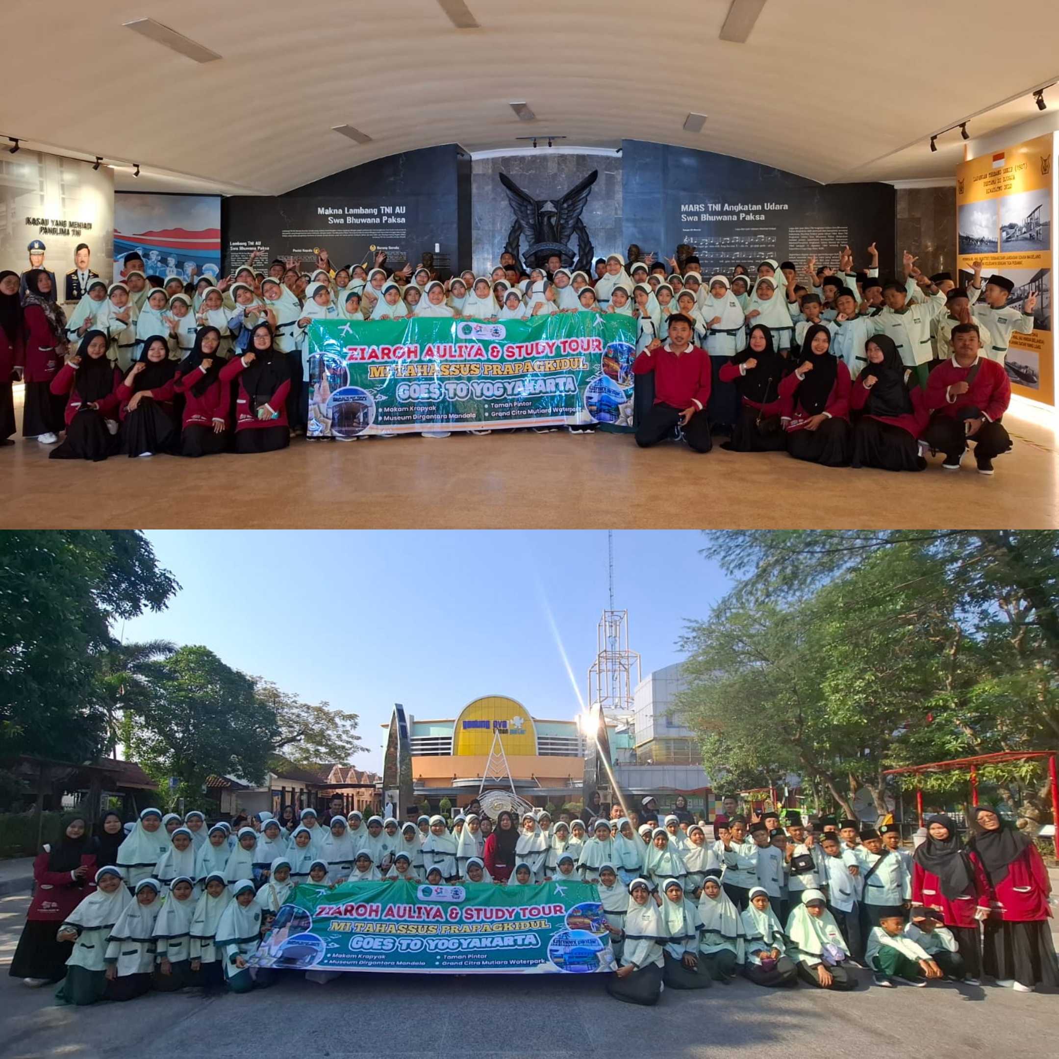 MI Tahassus Ma`arif NU Study Tour Kelas V ke Yogyakarta: Belajar, Berziarah, dan Rekreasi Edukatif